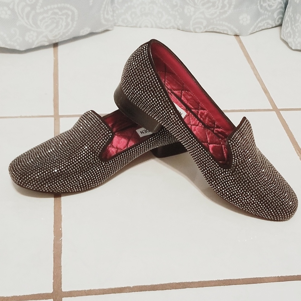 Steve Madden Rhinestone Loafers